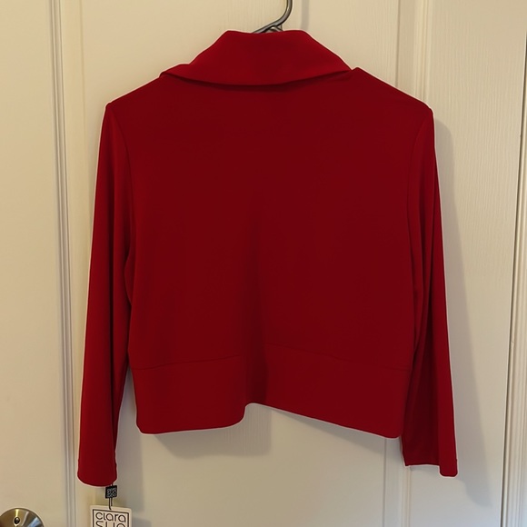 Clara Sun Woo Bolero - red brand new, never worn, tag still on. - Picture 5 of 9